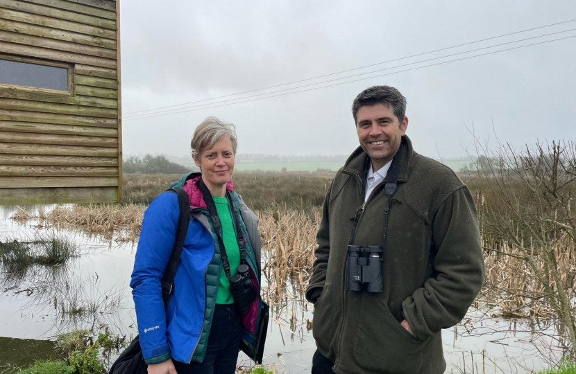 Scott visiting the Cornwall Wildlife Trust