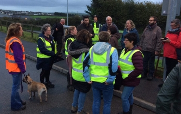 Delabole school run